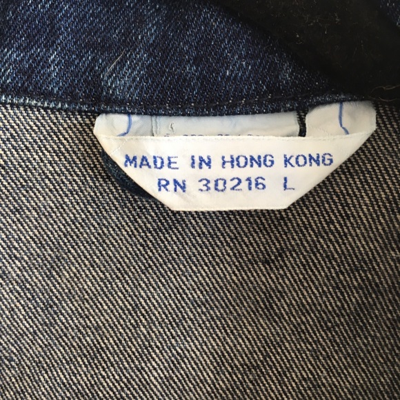 Vintage 80s denim jean jacket - Picture 7 of 7